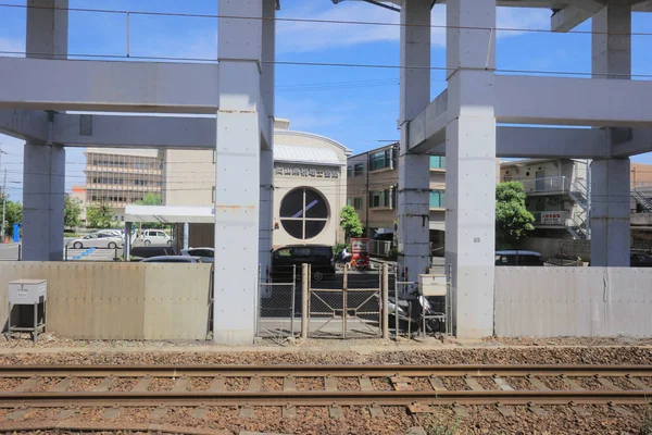 Batı Japonya Demiryolu Şirketi Yerel Tren Servisi — Stok fotoğraf
