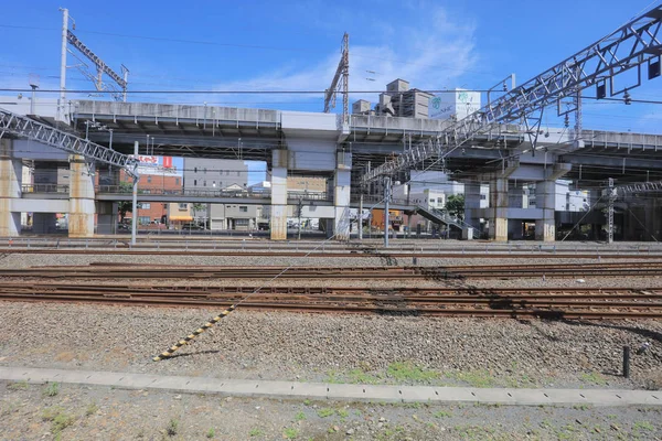 Servizio Treno Locale Della Compagnia Ferroviaria Del Giappone Occidentale — Foto Stock