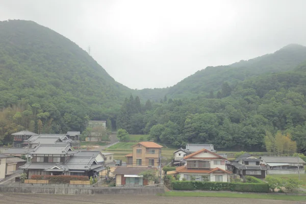 Zobrazit Oknem Tramvaj Japonska — Stock fotografie