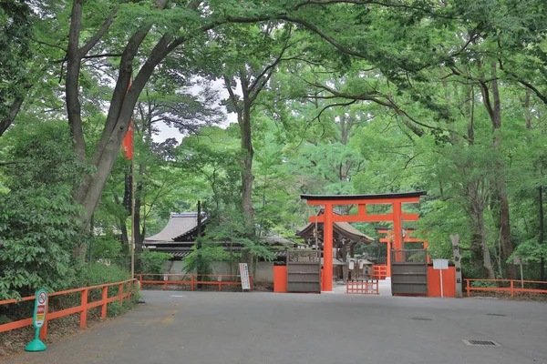 Στο Kawai Jinja Παρεκκλήσι Στο Κιότο Της Ιαπωνίας — Φωτογραφία Αρχείου