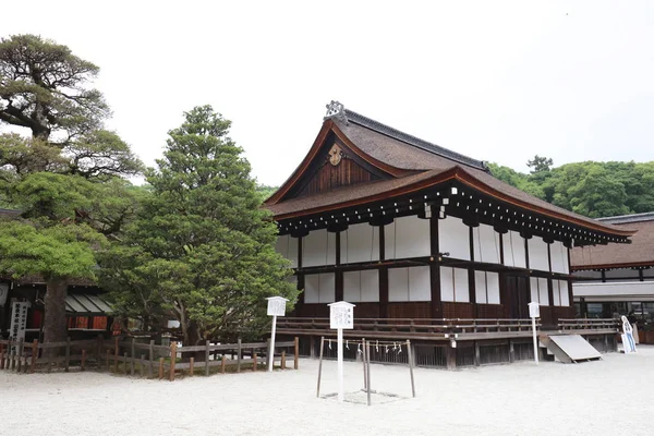 Храм Симогамо Одно Старейших Святынь Японии — стоковое фото