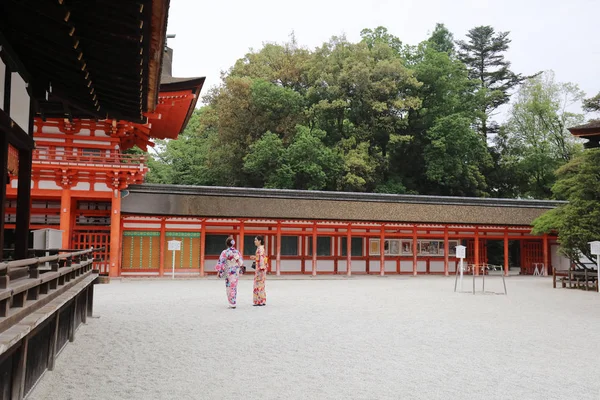 Santuario Shimogamo Uno Los Santuarios Más Antiguos Japón — Foto de Stock