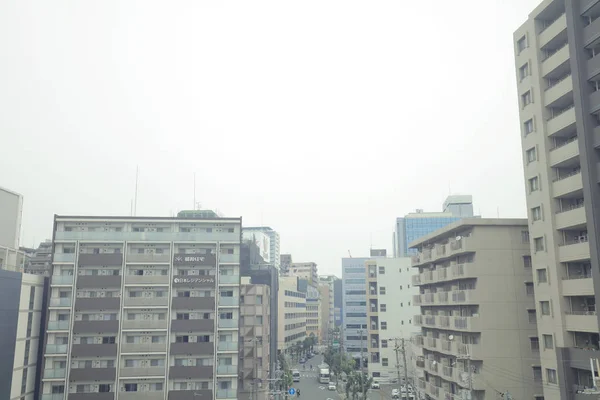 Вигляд Через Вікно Трамвай Японії — стокове фото