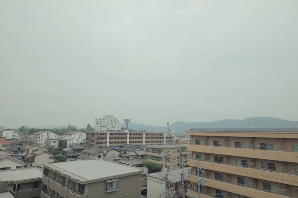 Vue Par Fenêtre Tram Japon — Photo