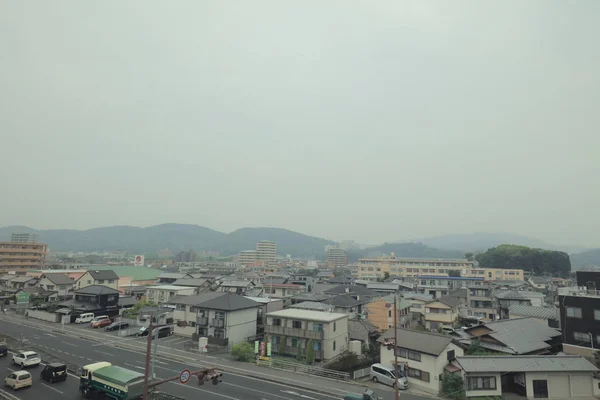 Lihat Melalui Jendela Trem Dari Jepang — Stok Foto