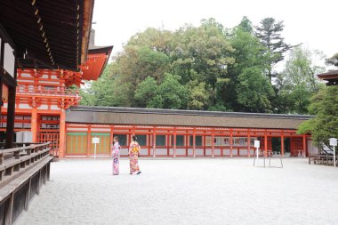 Shimogamo tapınak Japonya'nın en eski türbelerin biridir 