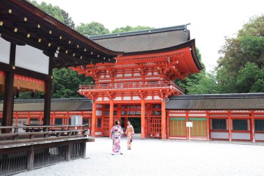 Shimogamo tapınak Japonya'nın en eski türbelerin biridir 