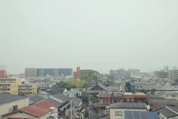 Bekijken Door Tram Raam Van Japan — Stockfoto