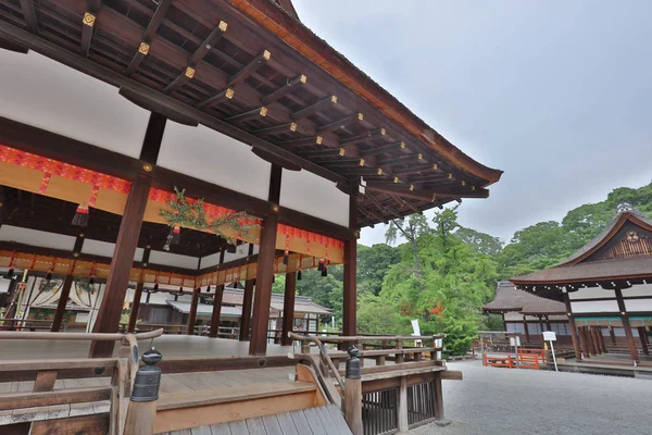 Shimogamo Παρεκκλήσι Είναι Ένα Από Παλαιότερα Ιερά Στην Ιαπωνία — Φωτογραφία Αρχείου