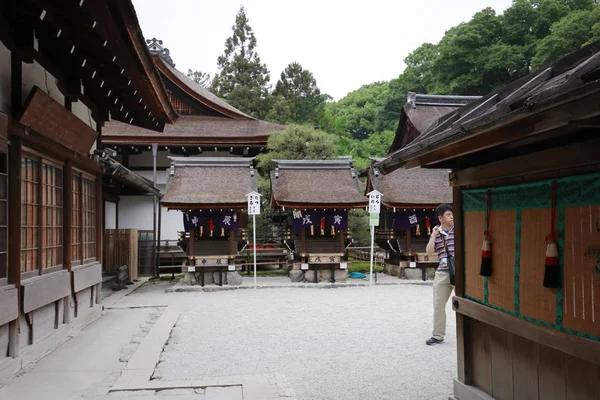 下鸭神社是日本最古老的神社之一 — 图库照片