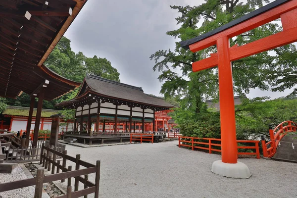 Shimogamo Tapınak Japonya Nın Eski Türbelerin Biridir — Stok fotoğraf