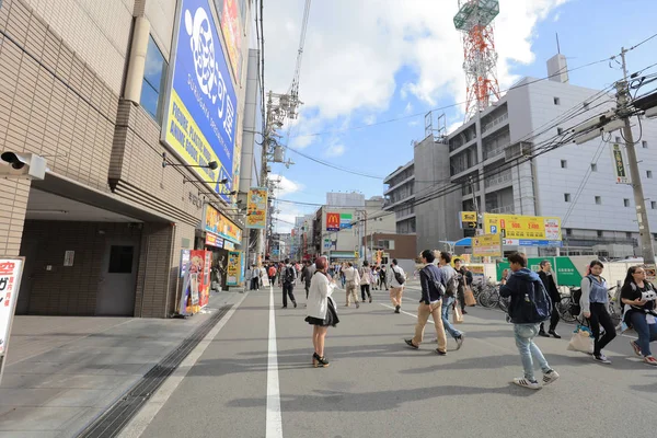 Μια Denden Πόλη Είναι Περιοχή Κατά Μήκος Του Δρόμου Nipponbashi — Φωτογραφία Αρχείου