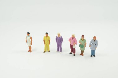 Küçük Bayan figur bir grup