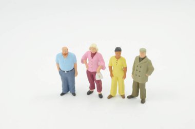 küçük insanlar figur bir grup