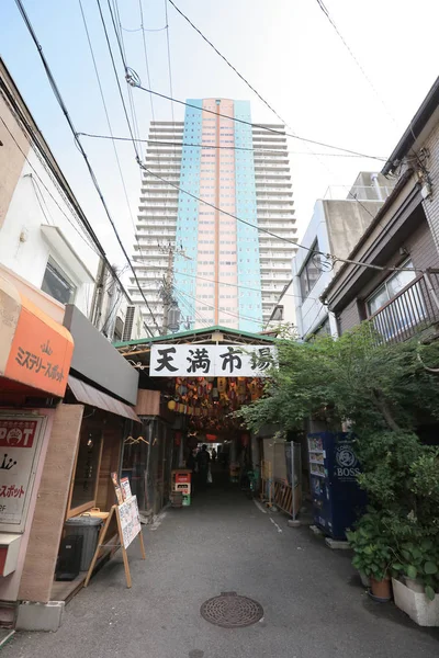 Widok Miasto Temma Osaka — Zdjęcie stockowe