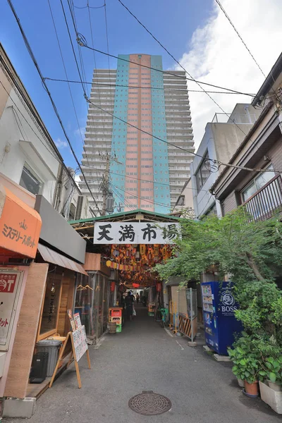 Het Uitzicht Stad Van Temma Osaka — Stockfoto