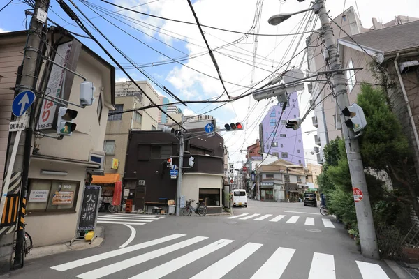Вид Город Темма Осаке — стоковое фото