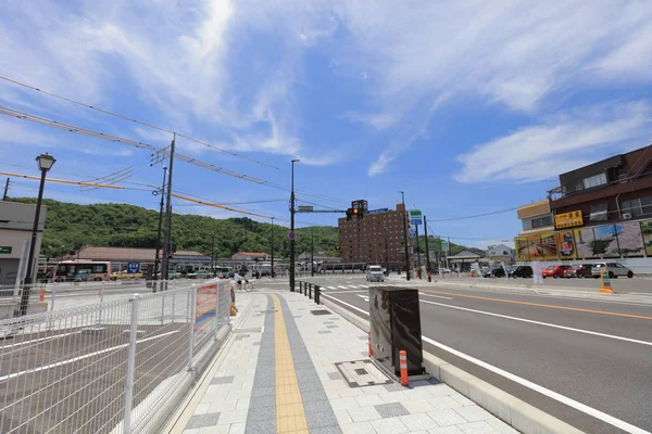 Tsuyama, bir şehir residence şehir havadan görünümü 