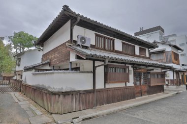tarihi bikan ilçe kurashiki, okayama, Japonya.