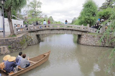 boyunca Kurashiki tarihi bir seyir rive