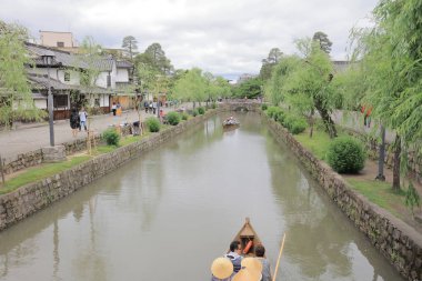 boyunca Kurashiki tarihi bir seyir rive