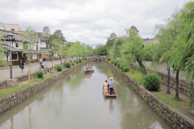 boyunca Kurashiki tarihi bir seyir rive