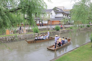 boyunca Kurashiki tarihi bir seyir rive