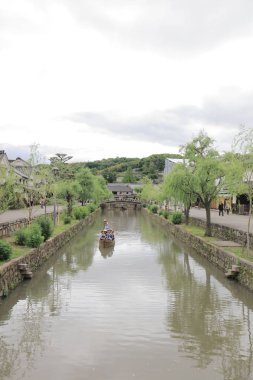 boyunca Kurashiki tarihi bir seyir rive