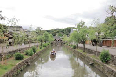 boyunca Kurashiki tarihi bir seyir rive