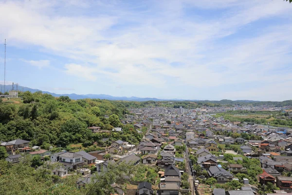 Vista Del Castillo Tsuyama Hora Verano Japón —  Fotos de Stock