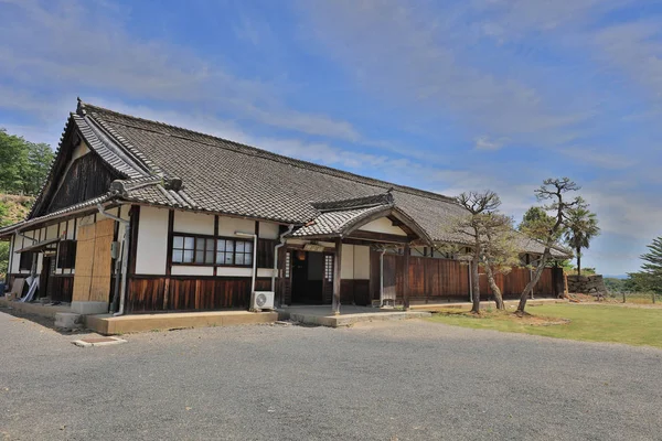 Vista Castelo Tsuyama Hora Verão Japão — Fotografia de Stock