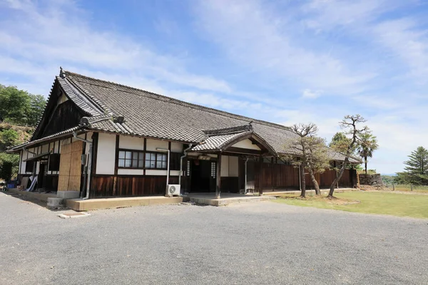 Vista Castelo Tsuyama Hora Verão Japão — Fotografia de Stock