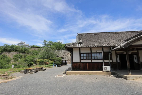 Vista Del Castillo Tsuyama Hora Verano Japón —  Fotos de Stock