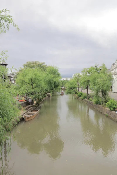 Een Historische Cruise Langs Rivier Kurashiki — Stockfoto