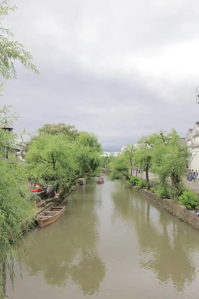 Kurashiki Nehri boyunca tarihsel bir seyir