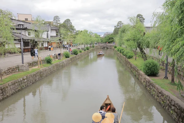 Historyczne Rejs Wzdłuż Kurashiki Rive — Zdjęcie stockowe