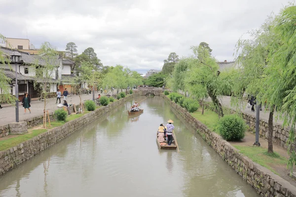 Historyczne Rejs Wzdłuż Kurashiki Rive — Zdjęcie stockowe