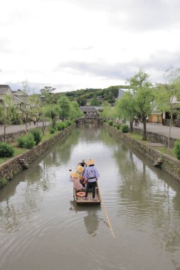 boyunca Kurashiki tarihi bir seyir rive