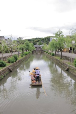 boyunca Kurashiki tarihi bir seyir rive