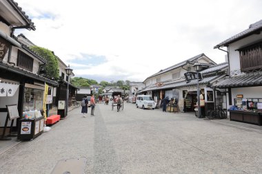 tarihi bikan ilçe kurashiki, okayama, Japonya.