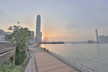Liman ve yansıma, Hong kong, Çin
