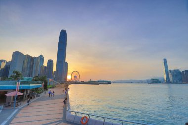 Liman ve yansıma, Hong kong, Çin