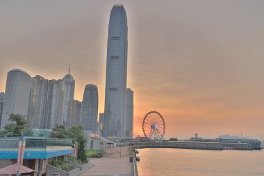 Liman ve yansıma, Hong kong, Çin