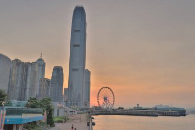 Liman ve yansıma, Hong kong, Çin