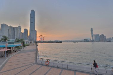 Liman ve yansıma, Hong kong, Çin