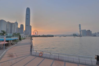 Liman ve yansıma, Hong kong, Çin