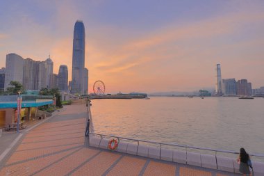 Liman ve yansıma, Hong kong, Çin