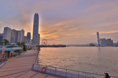 Liman ve yansıma, Hong kong, Çin