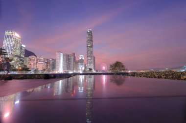 Liman ve yansıma, Hong kong, Çin