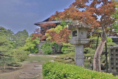 Takamatsu kalede Takamatsu Japon Bahçe, 